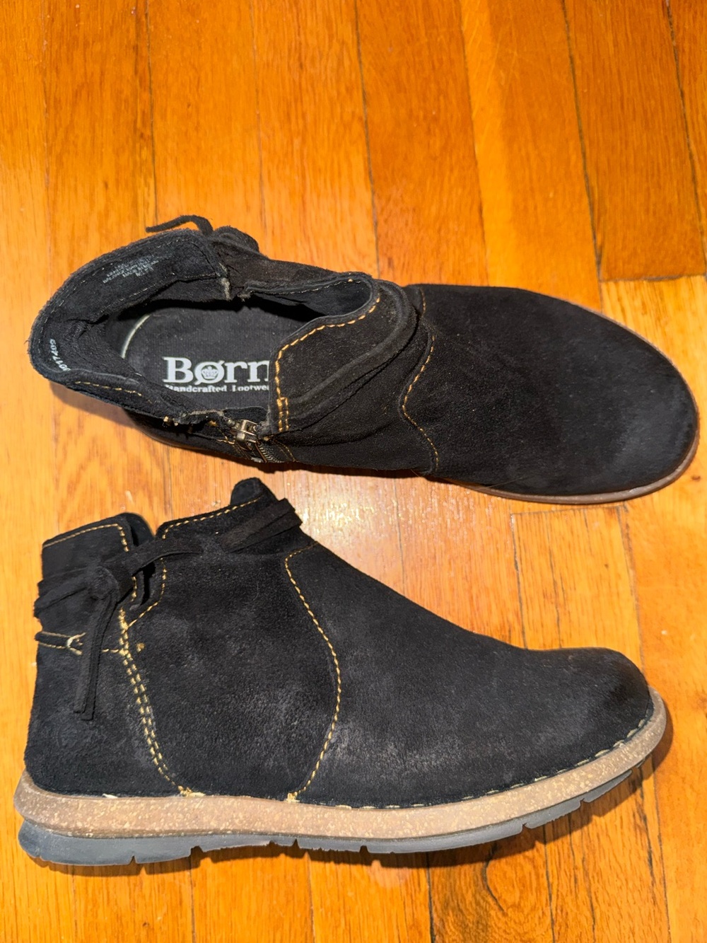BORN Tarkiln Black Ankle Boot